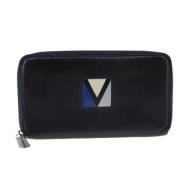 Louis Vuitton Vintage Pre-owned Laeder plnbcker Blue, Dam