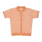 Obey Polo T-shirt Kortärmad Persika Sand Beige, Herr