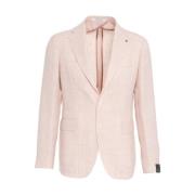 Tagliatore Herrkläder Blazer Rosa Ss25 White, Herr