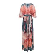 Alberta Ferretti Elegant Klänningssamling Multicolor, Dam