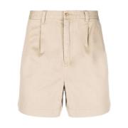 Ralph Lauren Cotton Bermuda Shorts Beige, Herr