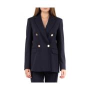 Max Mara Studio Elegant Studio Jacka Blue, Dam