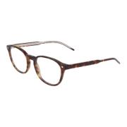 Armani Elegant rund bågeglasögon Brown, Unisex