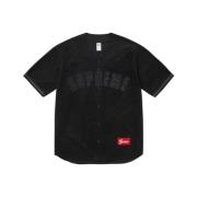 Supreme Svart Baseball T-shirt Black, Herr