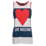 Moschino Logo Tanktop för Kvinnor Multicolor, Dam