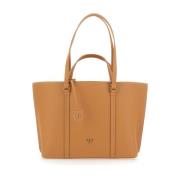 PINKO Brun Shopper med Dubbla Handtag Brown, Dam