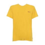 MCS T-shirt med rund hals och logotyp Yellow, Herr