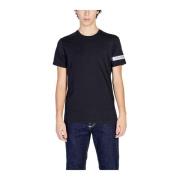 Emporio Armani Svart Kortärmad Crew Neck T-shirt Black, Herr