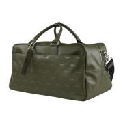 Harmont & Blaine Dachshund Print Duffel Resväska Green, Herr