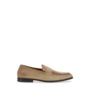 Doucal's Beige Slip-On Loafers i läder Beige, Herr