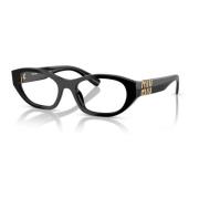 Miu Miu Svarta Glasögonbågar Solglasögon Black, Unisex