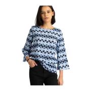 Pennyblack Polyester Skjortor Black Label Blue, Dam