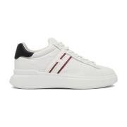 Hogan Vita lädersneakers med förlängd H White, Herr