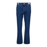 Paco Rabanne Vintage Blå Denim Straight Cut Jeans Blue, Dam