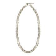 Paco Rabanne Silver Link Halsband Vår-Sommar 2025 Gray, Dam