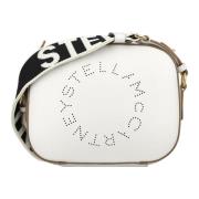 Stella McCartney Ren Vit Handväska med Stella Logo White, Dam