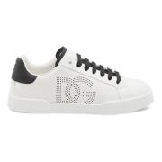 Dolce & Gabbana Vita platta skor Elegant stil White, Herr