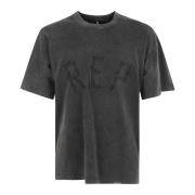 REPRESENT Vintage Svart T-shirt med Rep Applikation Black, Herr