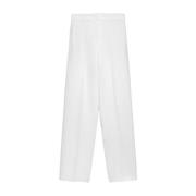 HINNOMINATE Wide Trousers White, Dam