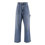 1989 STUDIO Wide Leg Denim Jeans Blue, Herr