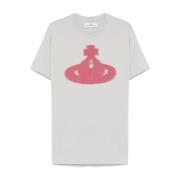 Vivienne Westwood Grå Crew Neck T-shirts och Polos Gray, Herr