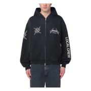 REPRESENT Zip Cardigan Sweater Black, Herr