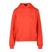 Calvin Klein Jeans Trendig Sweatshirt med Bomullsblandning Red, Dam