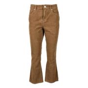 DEPARTMENT FIVE Bomull Elastan Byxor Brown, Dam