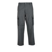 DEPARTMENT FIVE Elegant Ullblandningsbyxor Gray, Herr