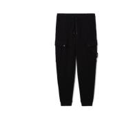 MA.STRUM Trousers Black, Herr