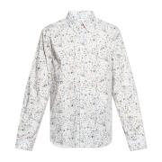 PS By Paul Smith Bomullsskjorta med tryck White, Herr