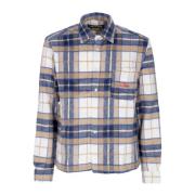 IUTER Century Tartan Flanellskjorta Beige Multicolor, Herr