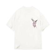 REPRESENT Oversized Archangel Cotton T-shirt White, Herr