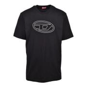 Diesel Bomull T-shirt Black, Herr