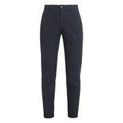 DEPARTMENT FIVE Stretch Bomulls Chino Byxor Blue, Herr