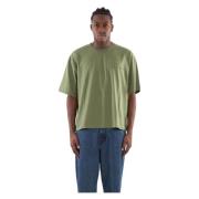 GARMENT WORKSHOP Klassisk Boxy Tee Green, Herr