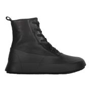 AMBUSH Högtopp Lädersneakers Black, Herr