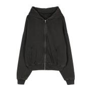 ENTIRE STUDIOS Svart Termisk Sweatshirt Black, Herr