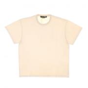 IUTER Monogram Tee - Beige Streetwear Beige, Herr