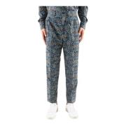 CORSINELABEDOLI Paisley Print Suit Trousers Multicolor, Herr