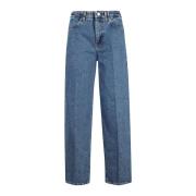 DEPARTMENT FIVE Stiliga Dragkedja Jeans Blue, Dam