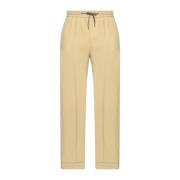 Paul Smith Linnebyxor med veck Beige, Herr