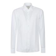 ORIAN Långärmad Slim FIT Skjorta White, Herr