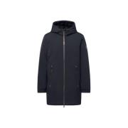 ECOALF Gabardina Ecoalf Pasu Parka Coat Blue, Herr