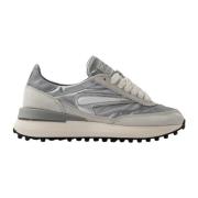 D.A.T.E. Silver Sneakers för en stilren look Gray, Dam