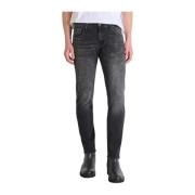 Antony Morato Komfort Tapered Fit Jeans Black, Herr