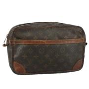 Louis Vuitton Vintage Pre-owned Canvas kuvertvskor Brown, Dam