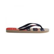 Havaianas Nautisk Stil Plast Sandaler Beige, Herr