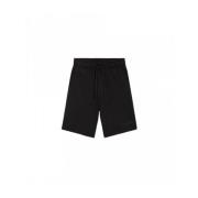 Diadora Bomull Bermuda Shorts Löst Passform Black, Herr