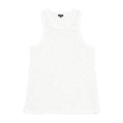 Comme des Garçons Genomskinlig Spets Ärmlös T-shirt White, Herr